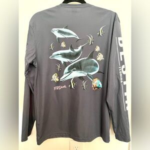 Vintage F.H. Davis Graphic Dolphins Tee M